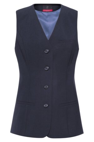 GREIFF Lang dames gilet 1719 marineblauw