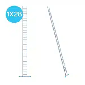 Eurostairs Enkele ladder recht - 28