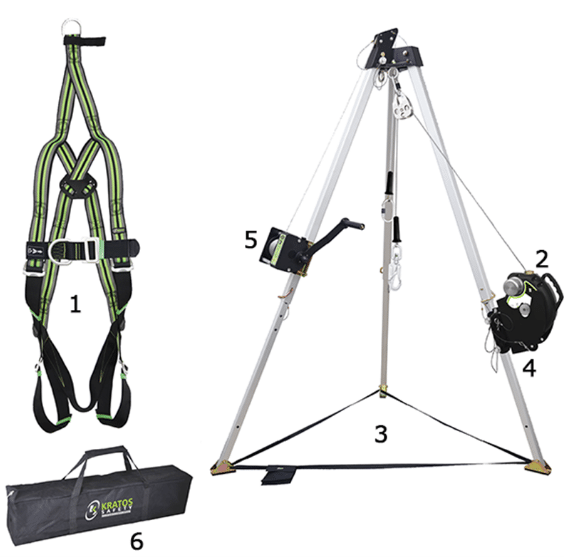 Valbeveiliging set Kratos FA8011300