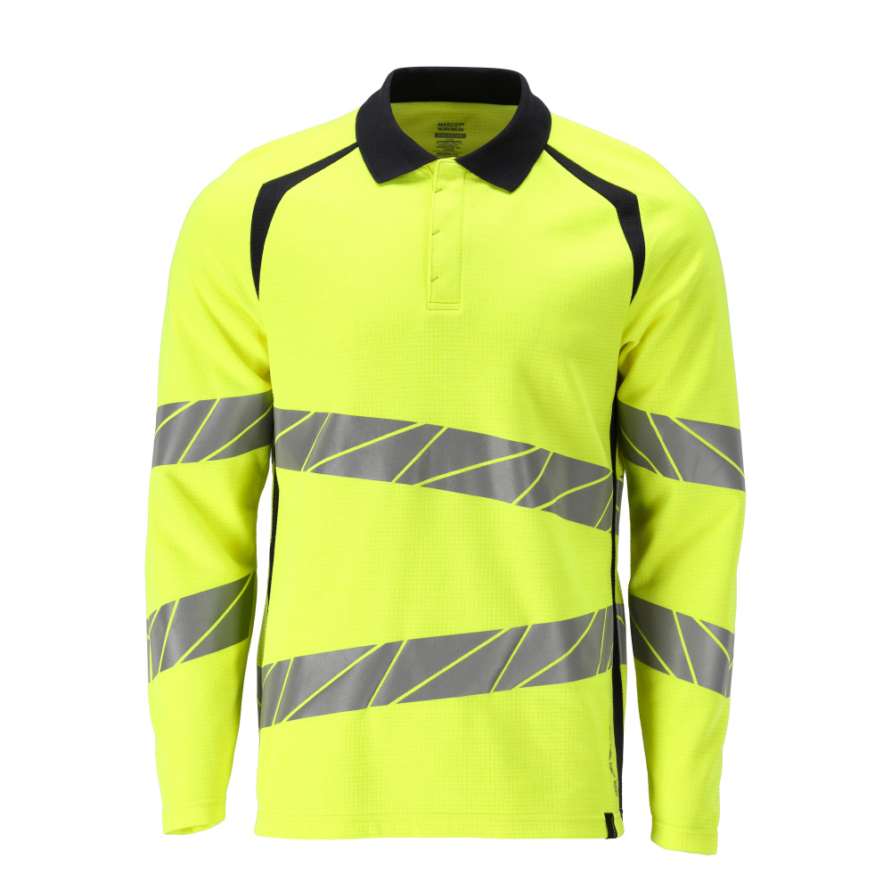Mascot Polo shirt lange mouw Hi-Vis Accelerate Multisafe 21383-327