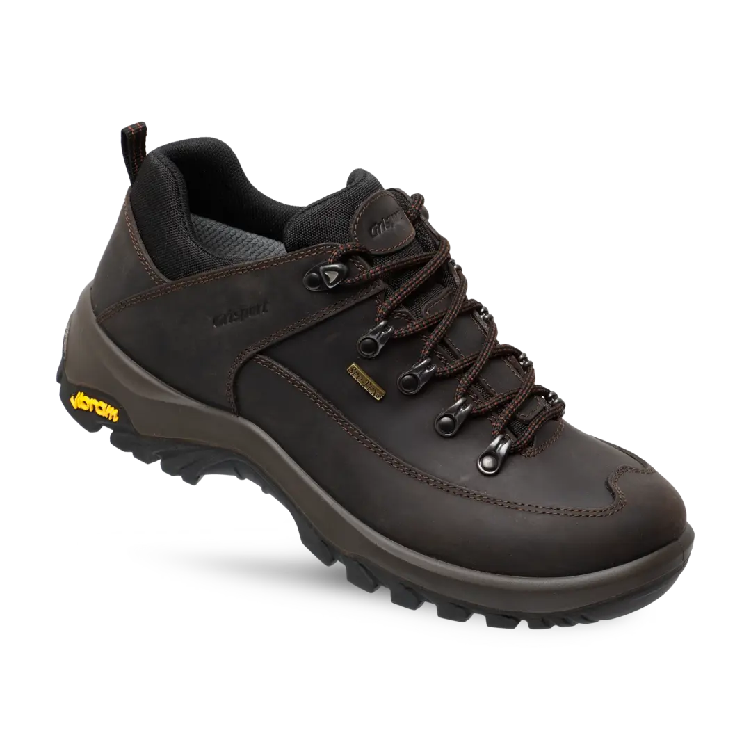 Grisport wandelschoen Brenta Low Donkerbruin 112