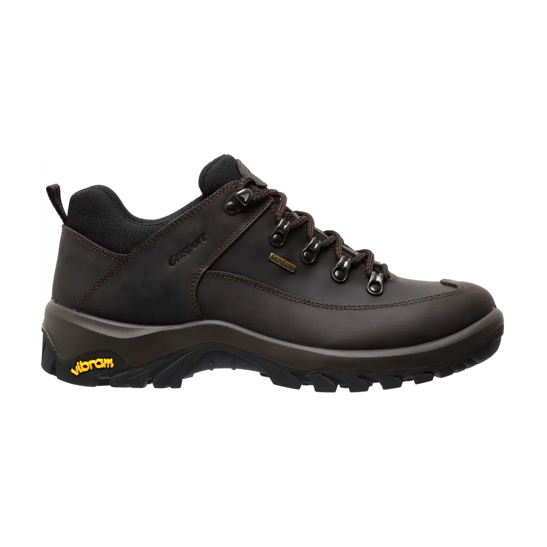 Grisport wandelschoen Brenta Low Donkerbruin 112