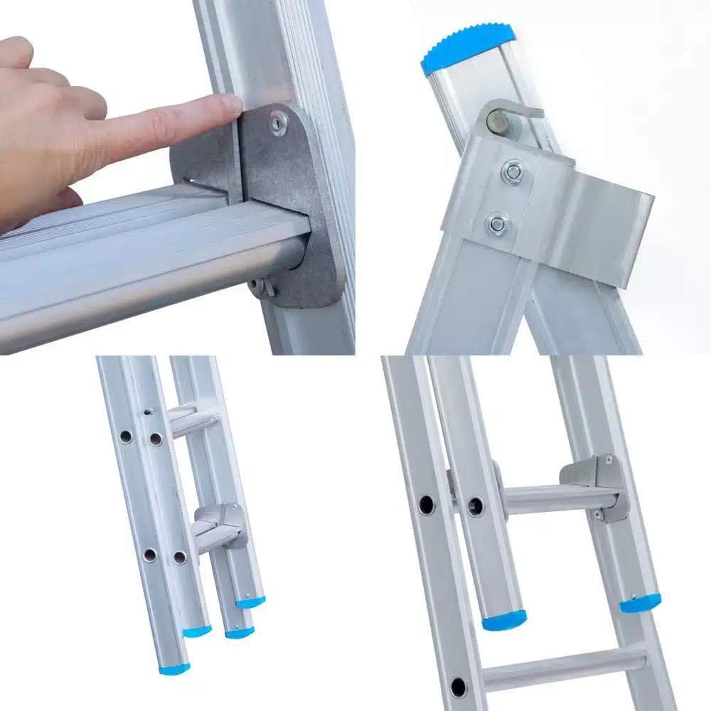 Eurostairs reformladder recht 2-delig - 2x7