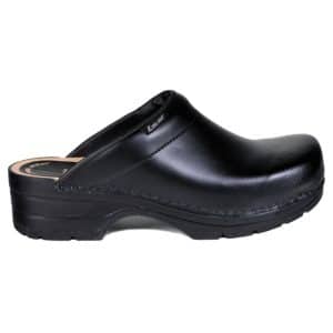 Euro-Dan klomp E1224 Victor Open Hak PU Zwart