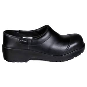 Euro-Dan klomp E1835 Oscar Dichte Hak PU + KN S3 Zwart