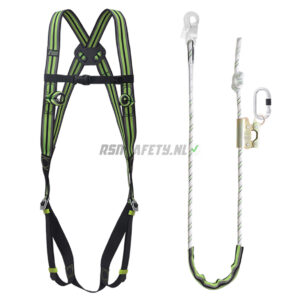 Valbeveiliging set positioneringslijn met klem 2m basic - Kratos