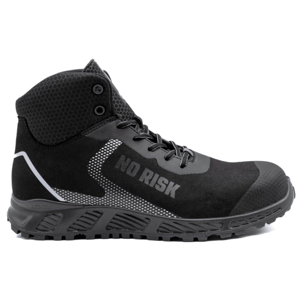 No Risk Werkschoen Black Tiger 1047.10 S3 Zwart