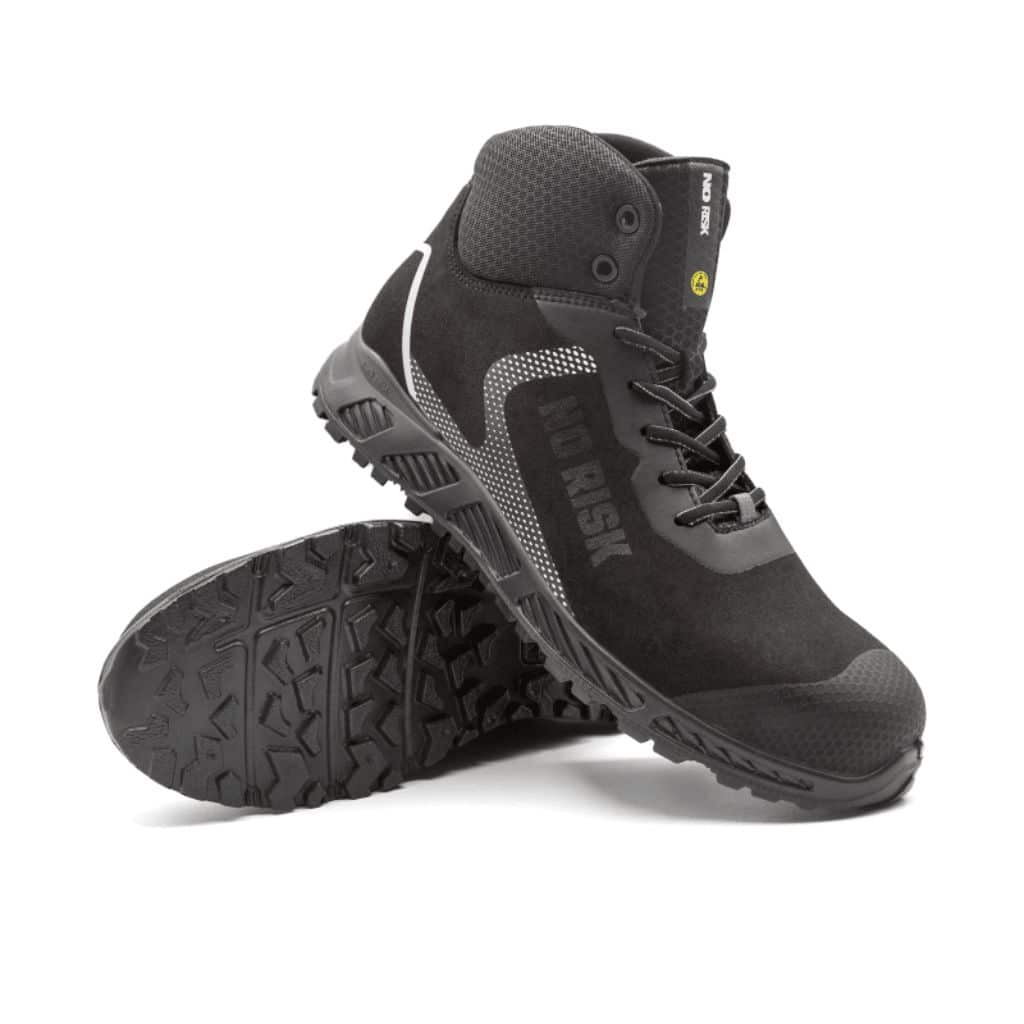 No Risk Werkschoen Black Tiger 1047.10 S3 Zwart