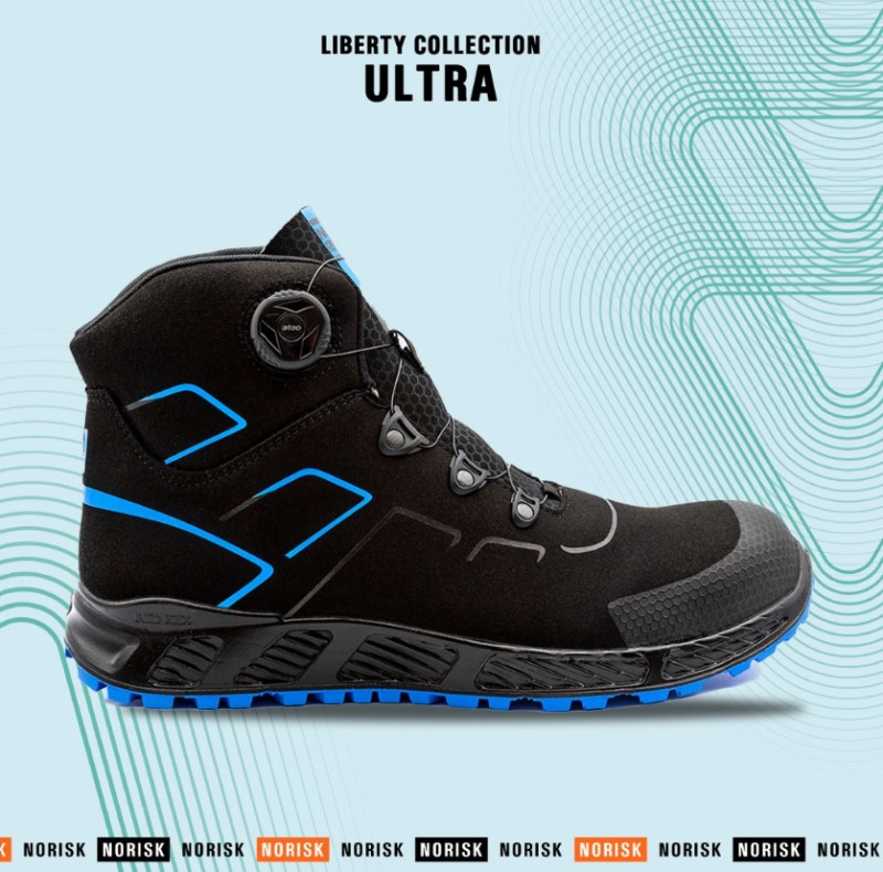 No Risk Ultra ESD S3 ATOP Blauw/Zwart