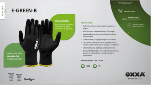 OXXA® E-Green-B 52-110 handschoen