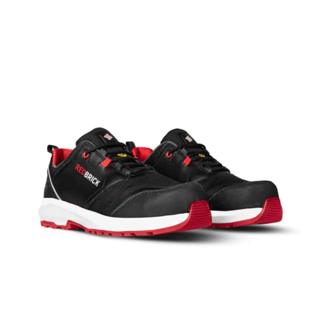 Redbrick Werkschoen Pulse Laag S3 ESD 32320 Zwart/Rood