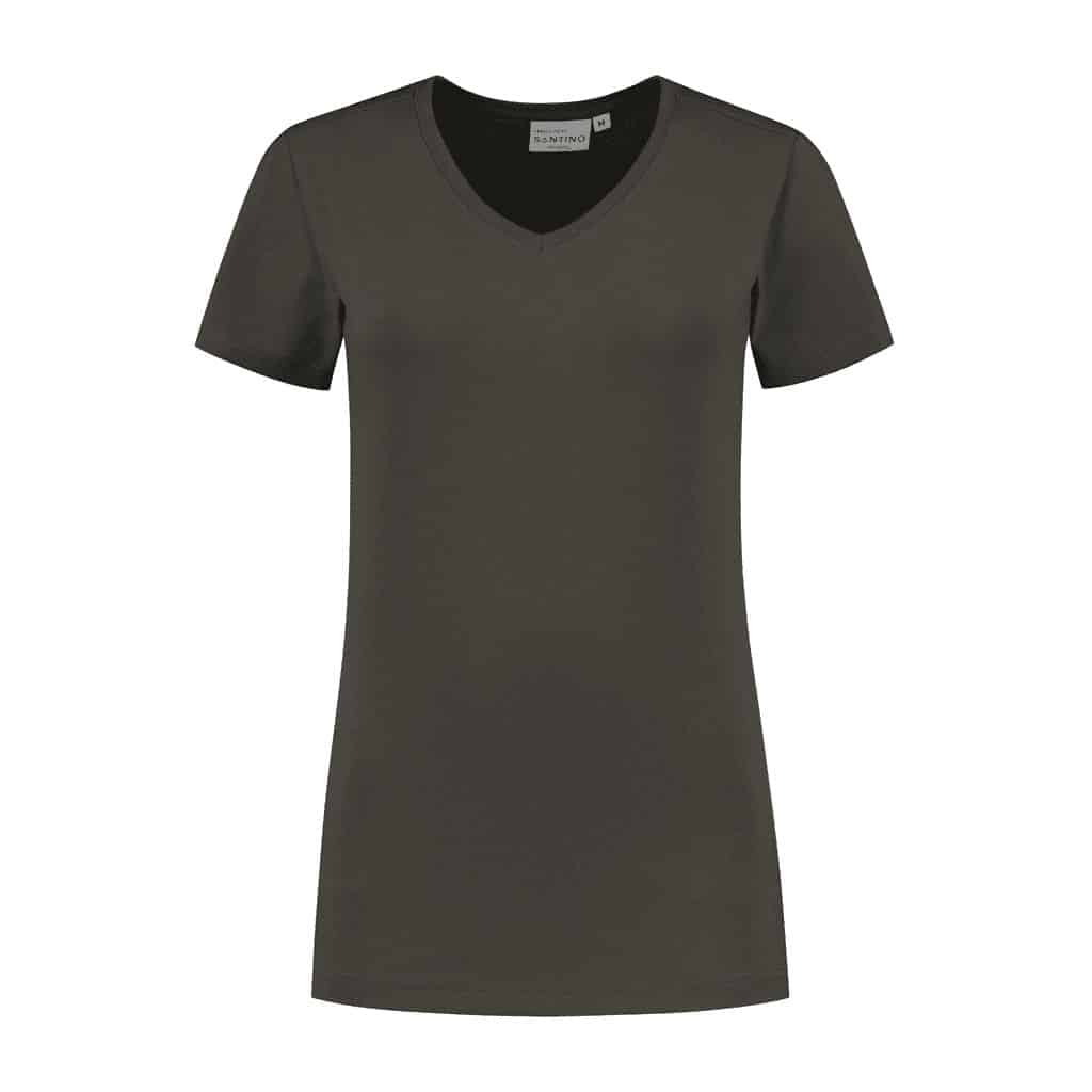 Santino T-Shirt Lebec - Dames - Donker
