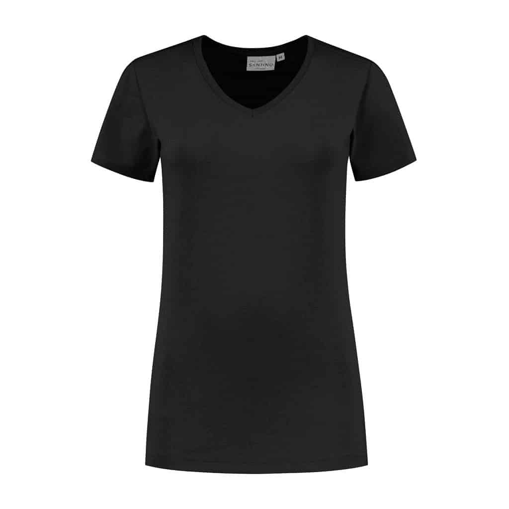 Santino T-Shirt Lebec - Dames - Zwart