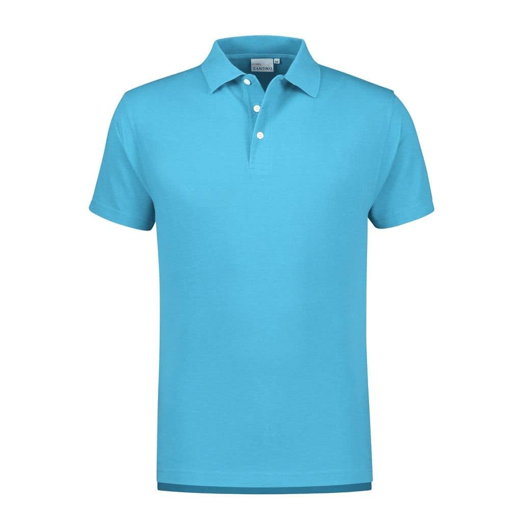 Santino poloshirt Ricardo - Licht Blauw