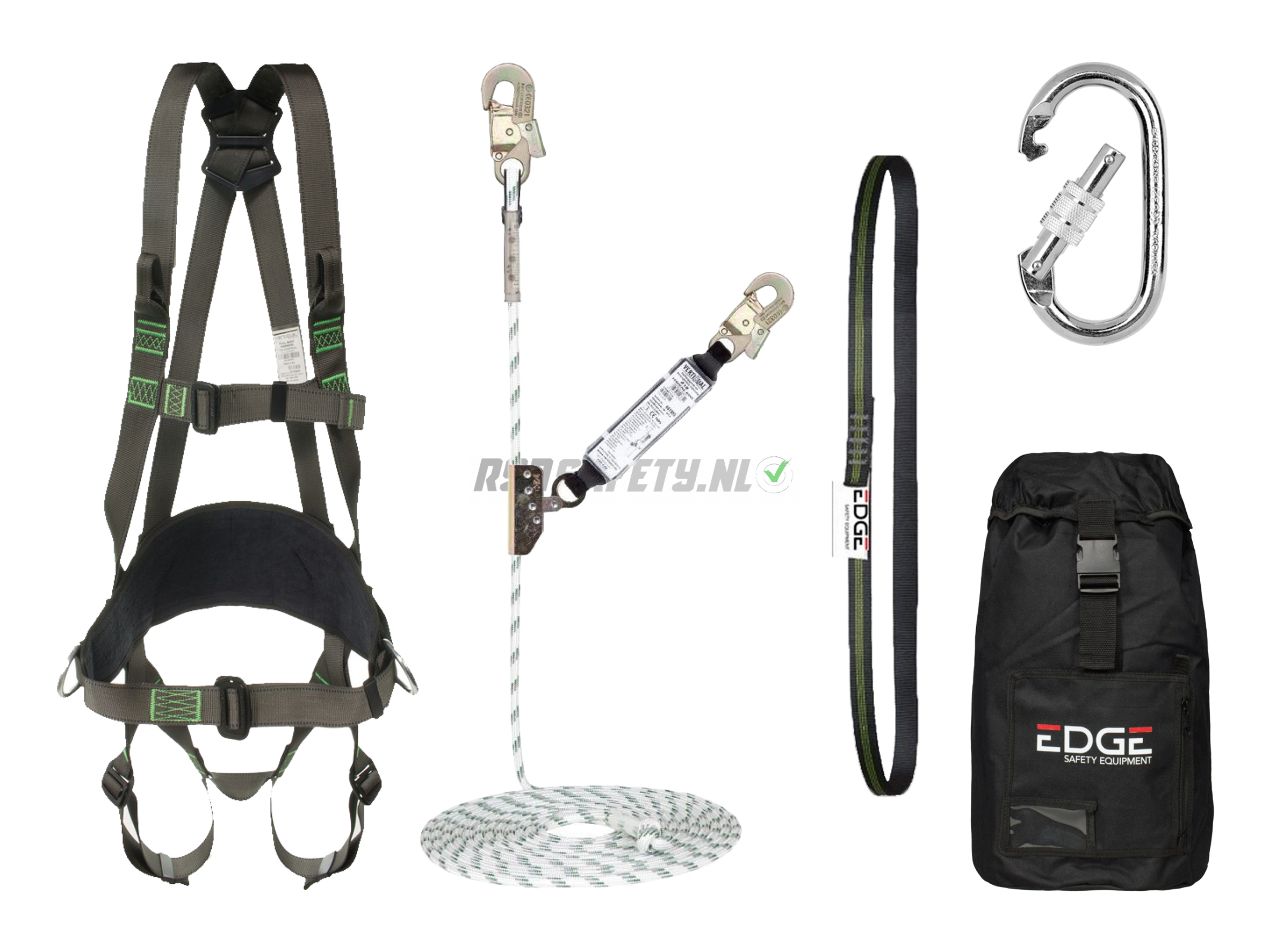 Valbeveiliging set schuine daken basic - Edge