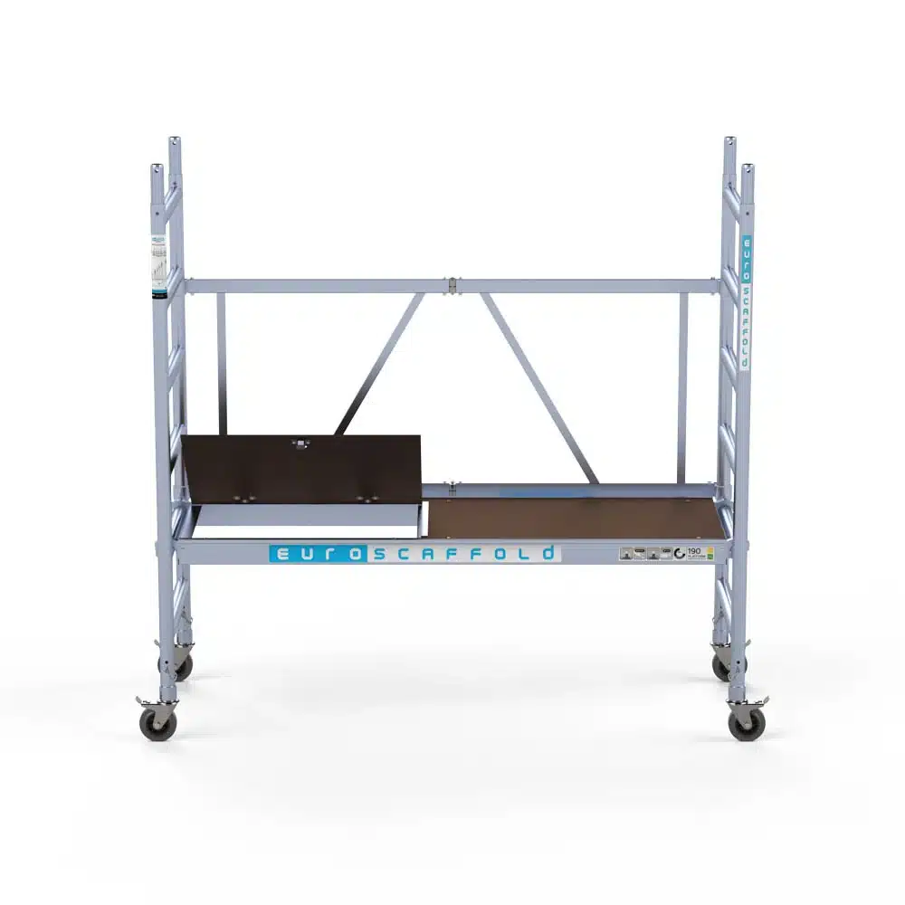 Euroscaffold Kamersteiger compleet 75x190 3m werkhoogte carbon platform met luik