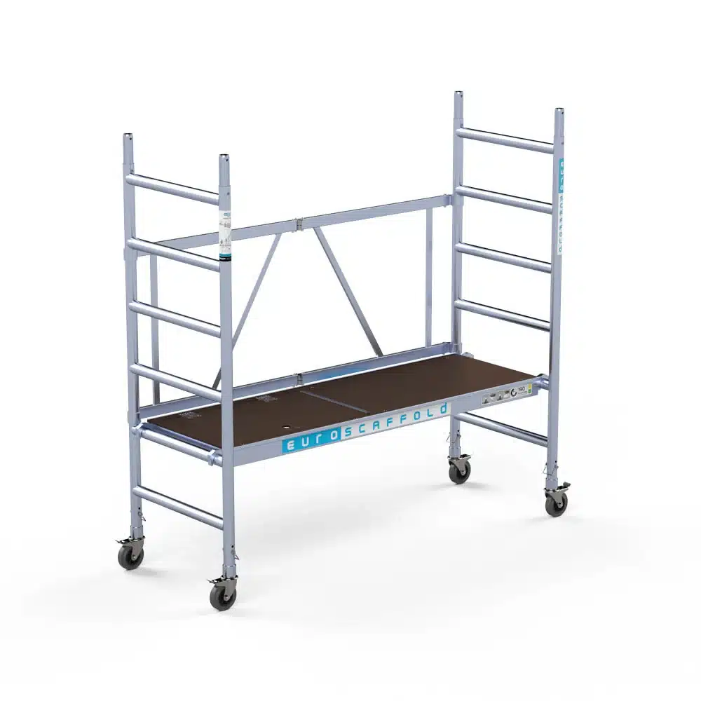 Euroscaffold Kamersteiger compleet 75x190 3m werkhoogte carbon platform met luik
