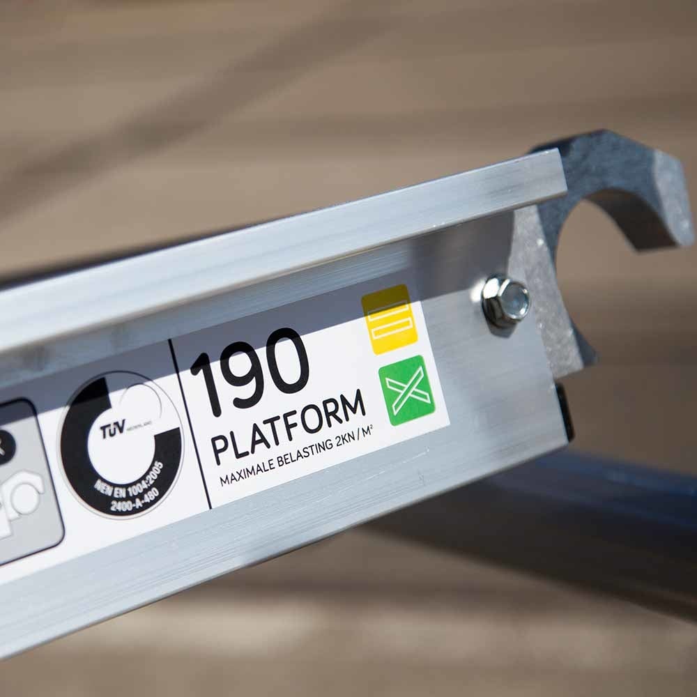 Euroscaffold kamersteiger EVO 75x190 3m werkhoogte