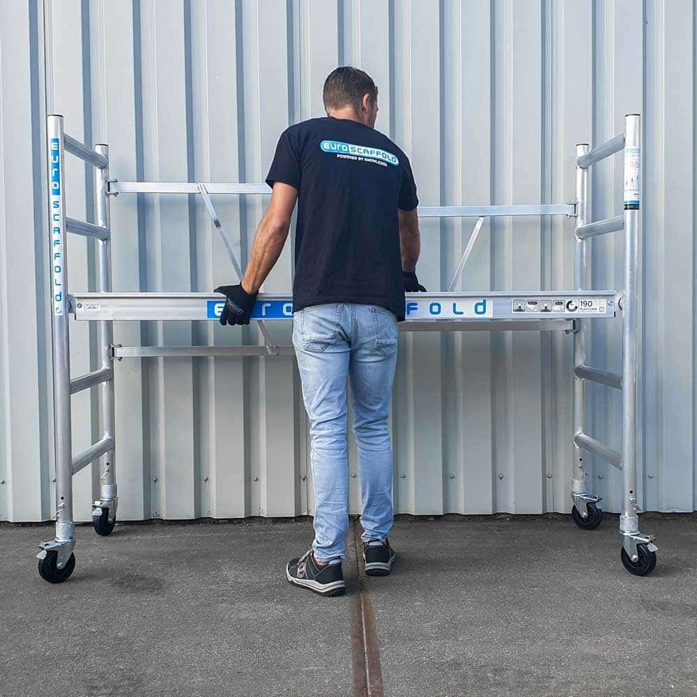 Euroscaffold kamersteiger EVO 75x190 3m werkhoogte