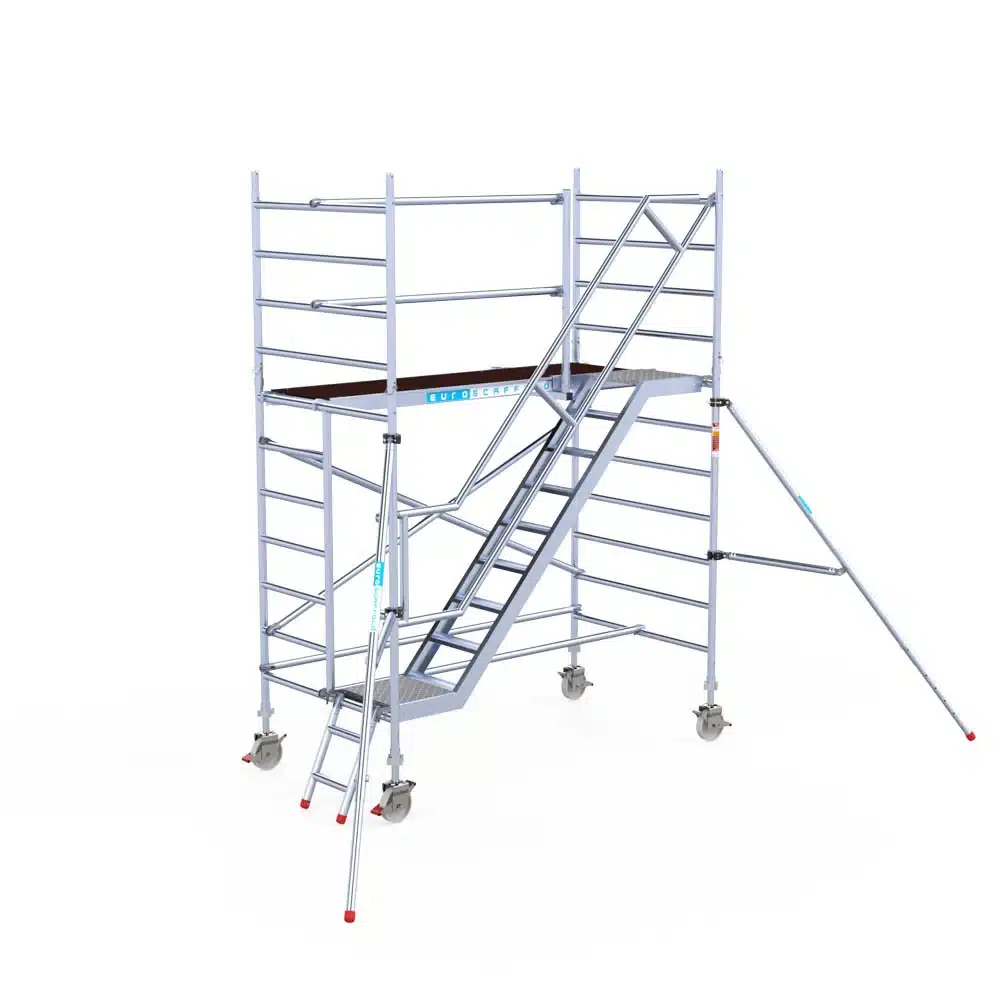 Euroscaffold Trappentoren 135x250x4,2m werkhoogte