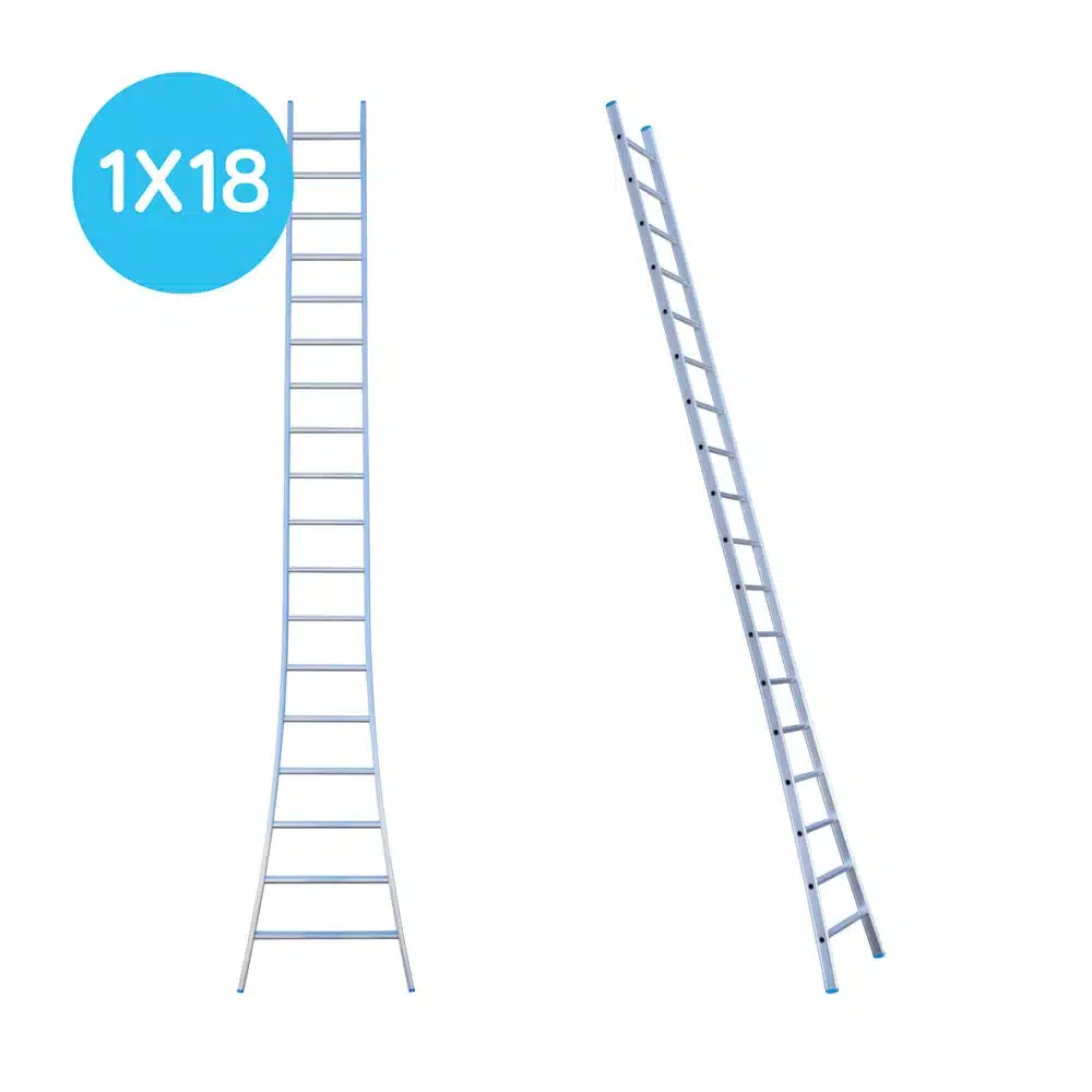Eurostairs Enkele ladder uitgebogen
