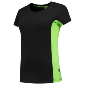 Tricorp T-shirt 102003 dames - zwart/groen