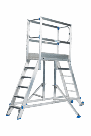 Solide mobiel werkplatform met dubbele toegang