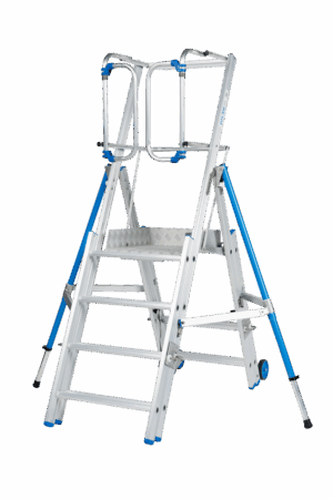 Solide telescopisch werkplatform opklapbaar - 4