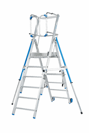 Solide telescopisch werkplatform opklapbaar - 7