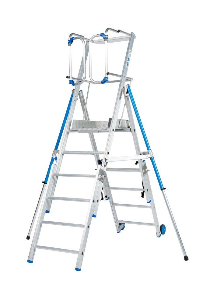 Solide telescopisch werkplatform opklapbaar - 7